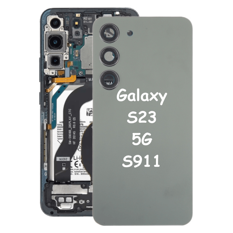 Battery Back Cover with Camera Lens Cover For Samsung Galaxy S23 S911 (Green) - Best Cell Phone Parts Distributor in Canada, Parts Source Battery Back Cover with Camera Lens Cover For Samsung Galaxy S23 S911 (Green) - Best Cell Phone Parts Distributor in Canada, Parts Source